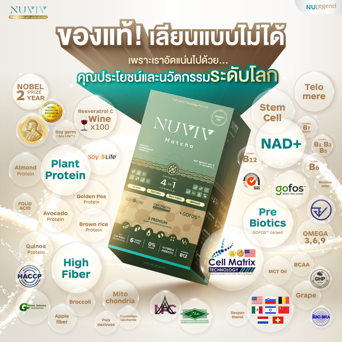 NUVIV_Ads_ingradient ของแท้ เลียนแบบ